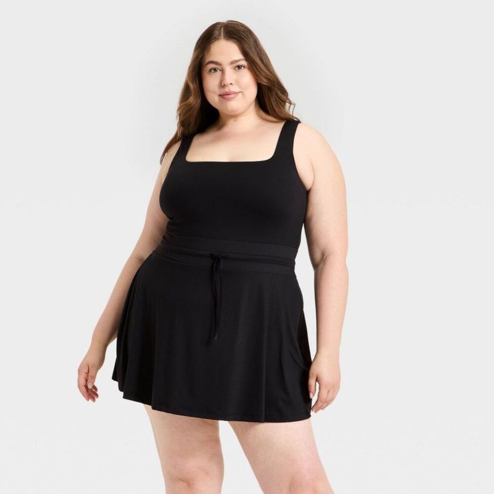 Women's Everyday Soft Active Dress - All In Motion Black 4X